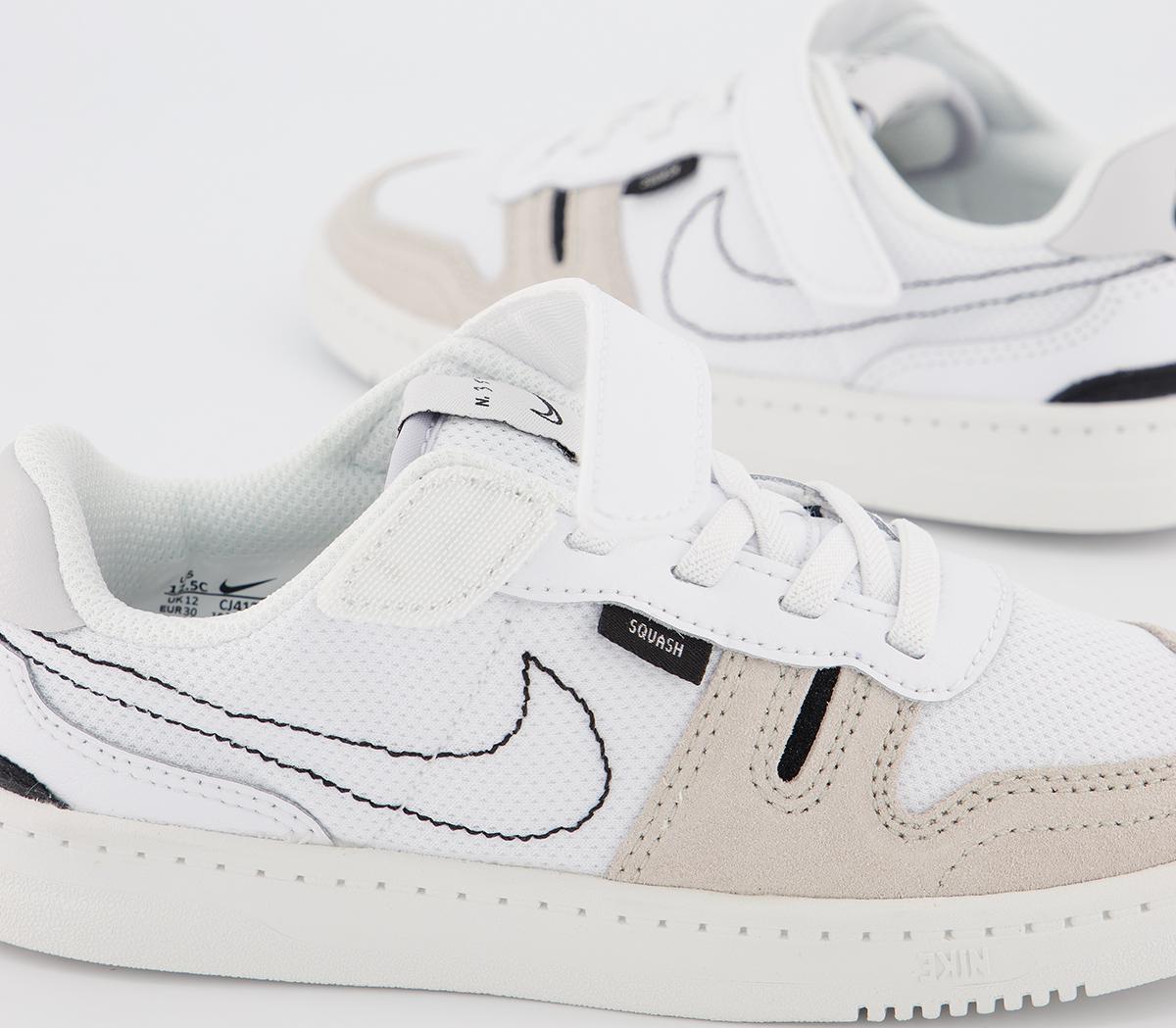 NikeSquash Type Ps TrainersSummit White White Black Vast Grey