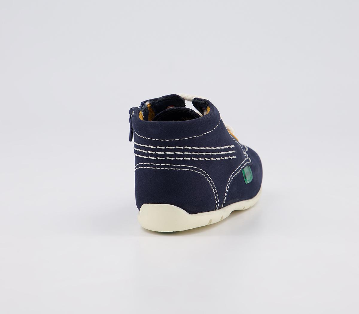 Kickers Kick Hi Classic Crib Kickers Kick Hi Classic Crib Navy Nubuck