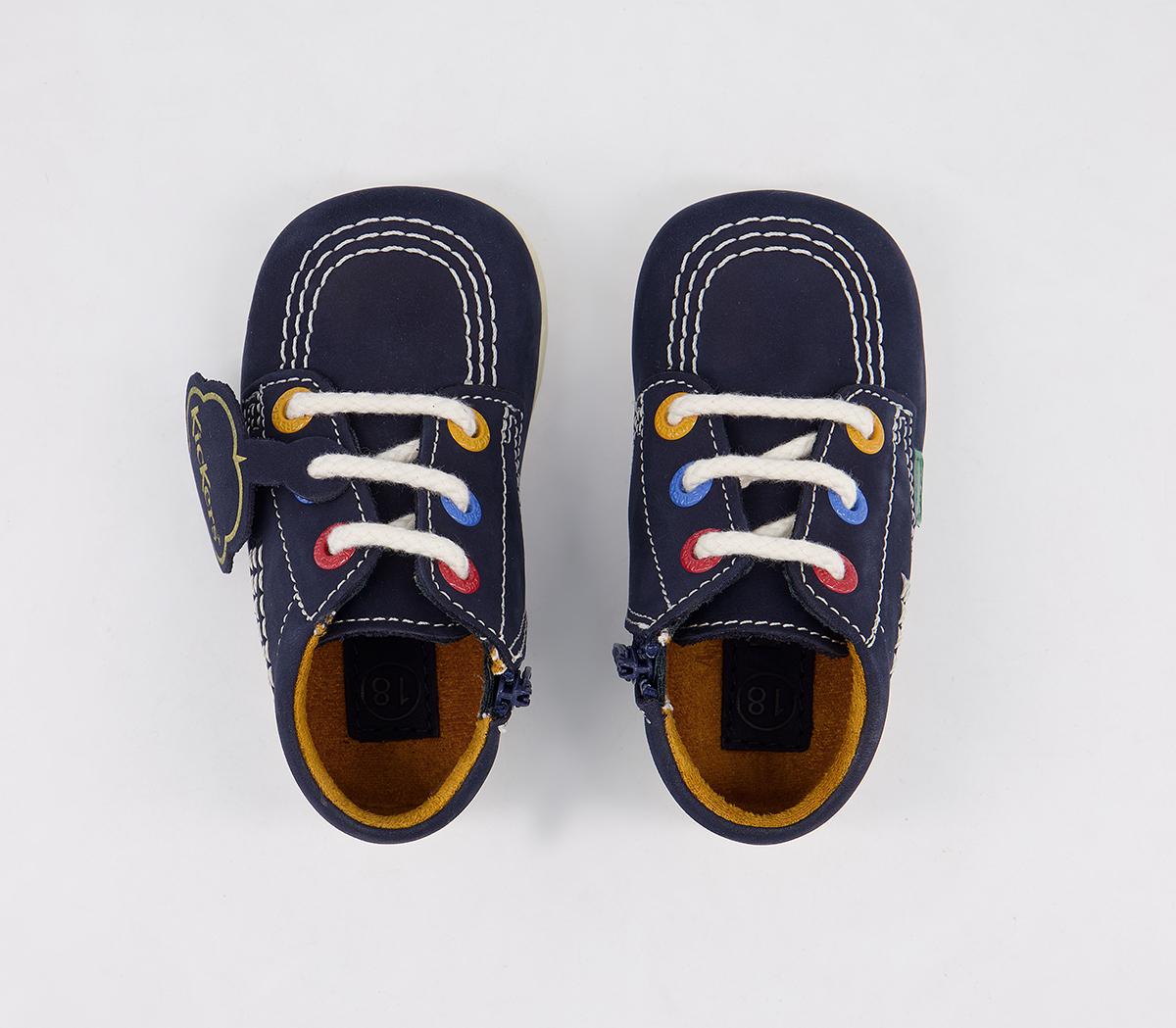 Kickers Kick Hi Classic Crib Kickers Kick Hi Classic Crib Navy Nubuck