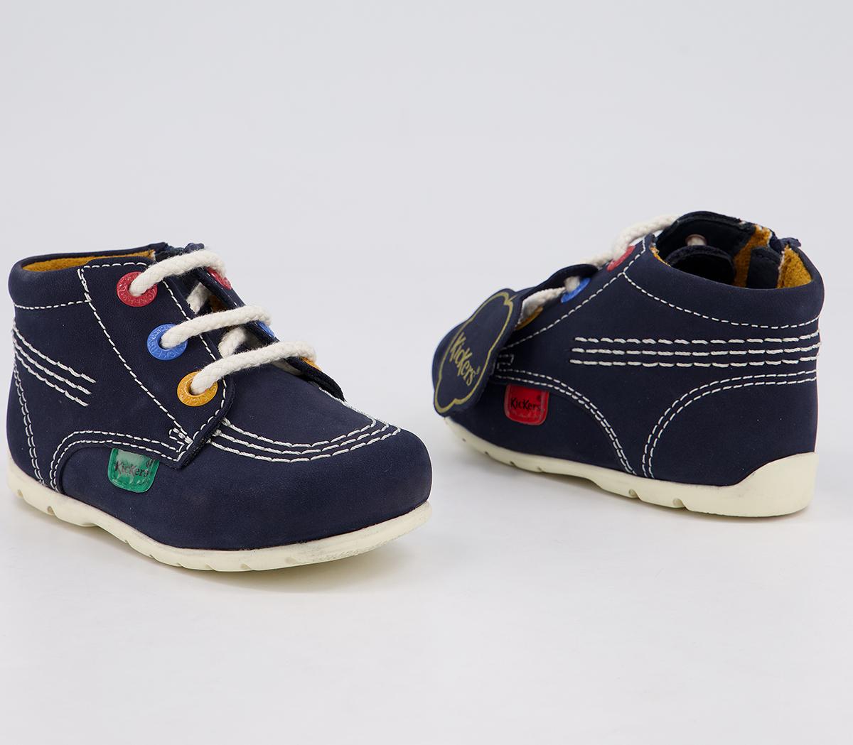 Kickers Kick Hi Classic Crib Kickers Kick Hi Classic Crib Navy Nubuck