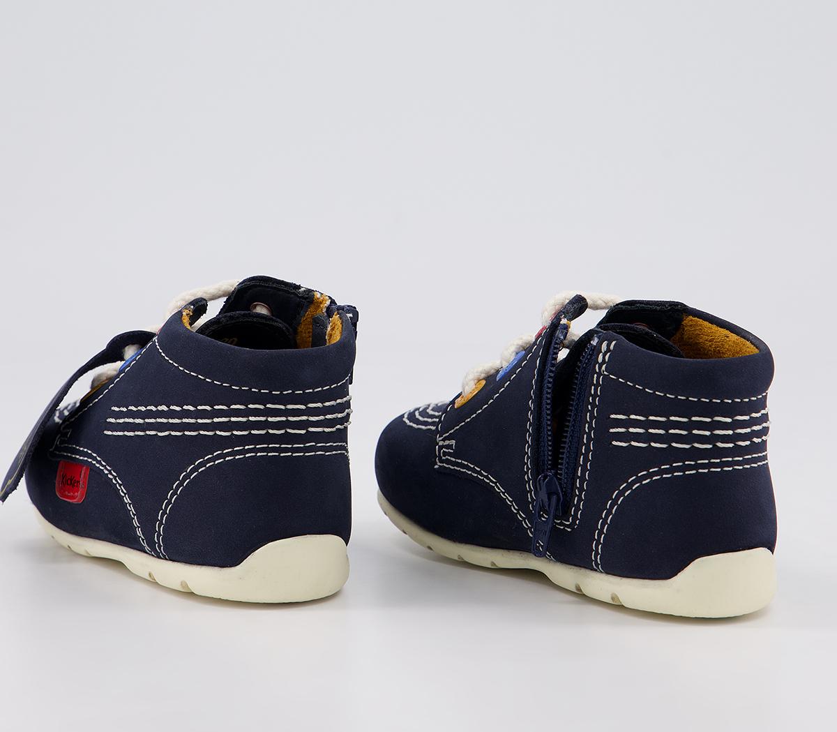 Kickers Kick Hi Classic Crib Kickers Kick Hi Classic Crib Navy Nubuck