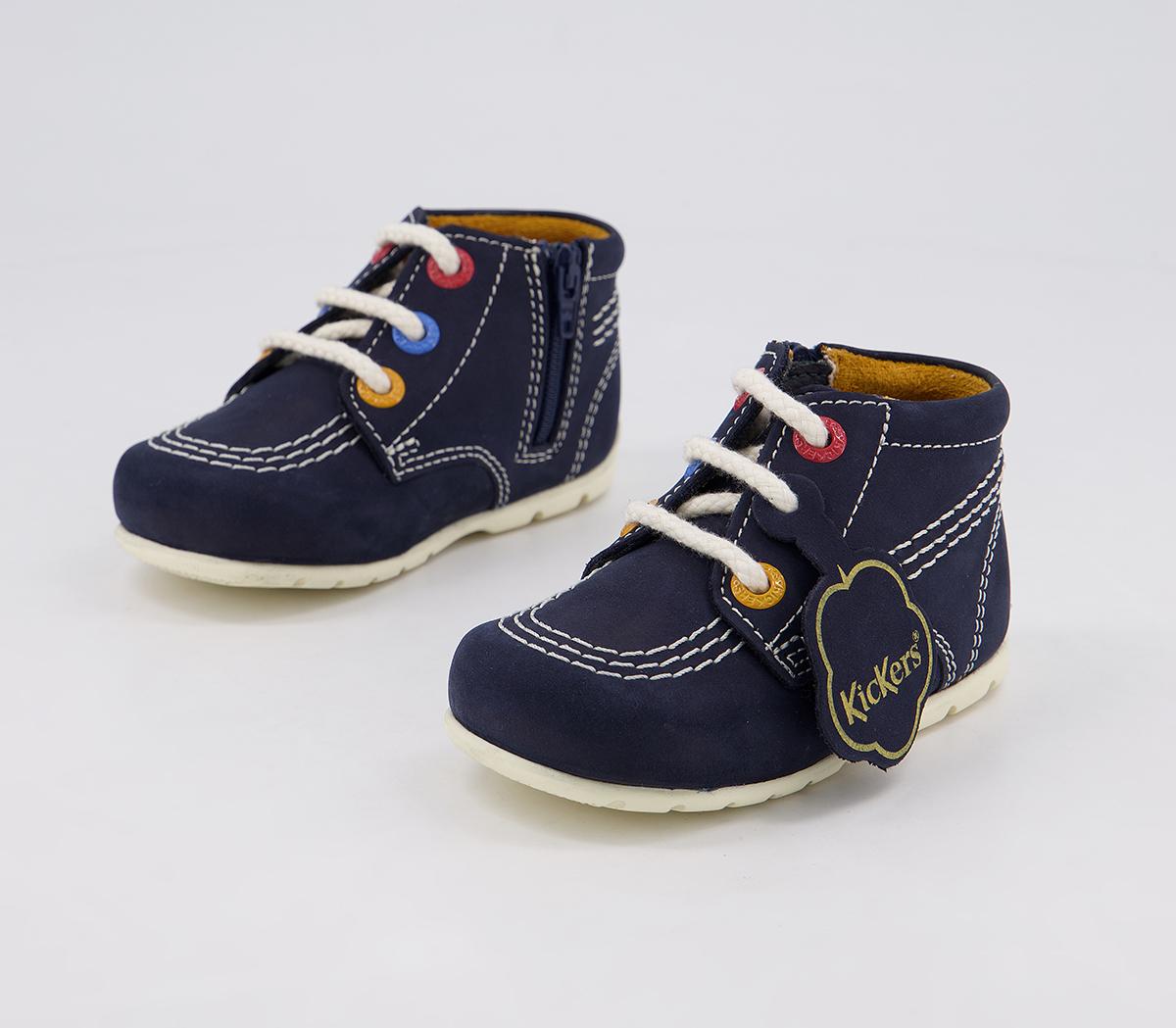 Kickers Kick Hi Classic Crib Kickers Kick Hi Classic Crib Navy Nubuck