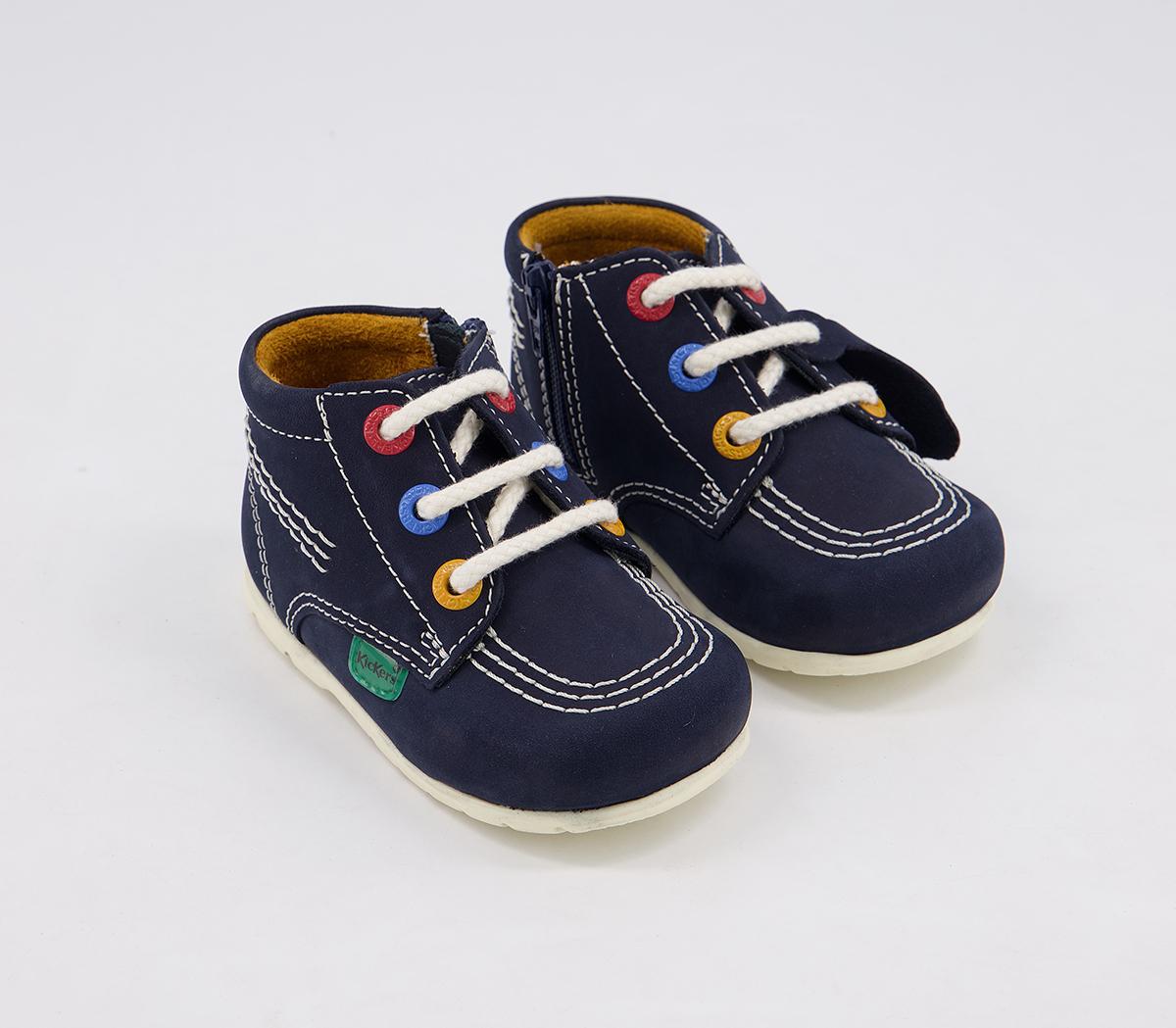 Kickers Kick Hi Classic Crib Kickers Kick Hi Classic Crib Navy Nubuck