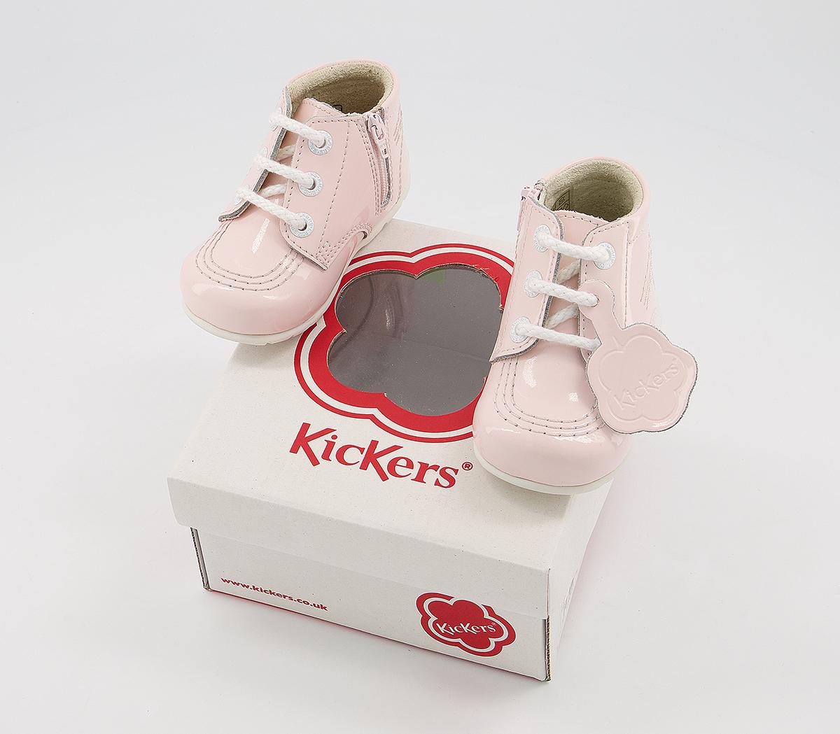Kickers Kick Hi Classic Crib Light Pink Leather Unisex