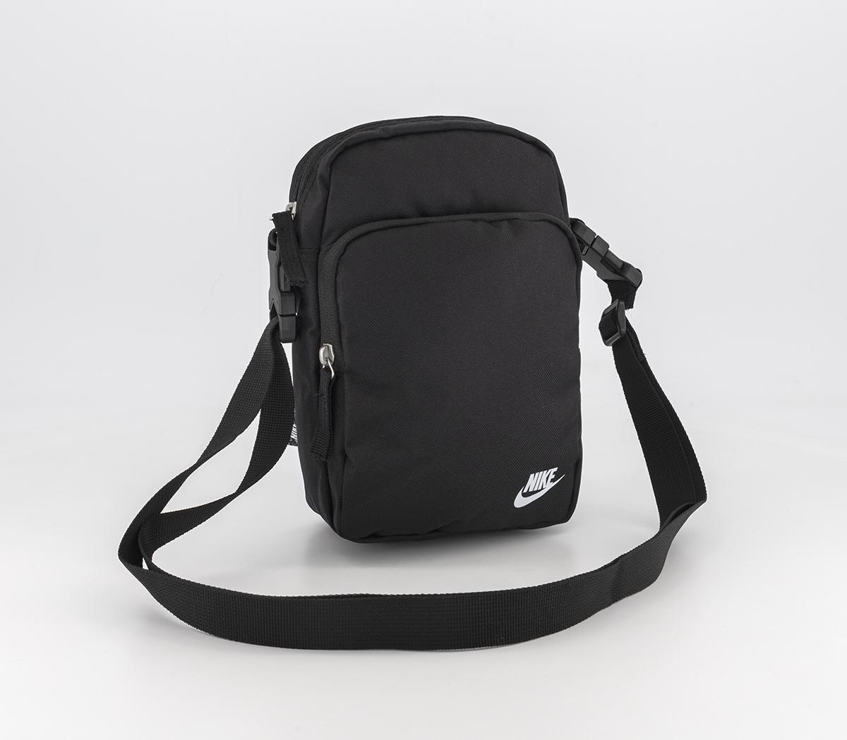 Nike Heritage Crossbody Bag Black White White Accessories