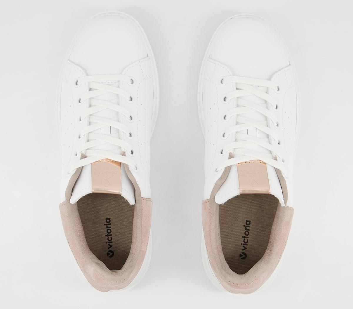 Victoria Utopia Trainers White Pink - Women's Trainers