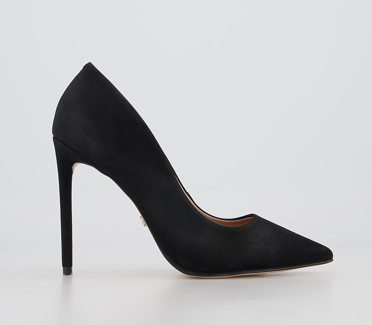 Office Harlem Pointed Court Stiletto High Heels Office Harlem Pointed Court Stiletto High Heels Black Nubuck