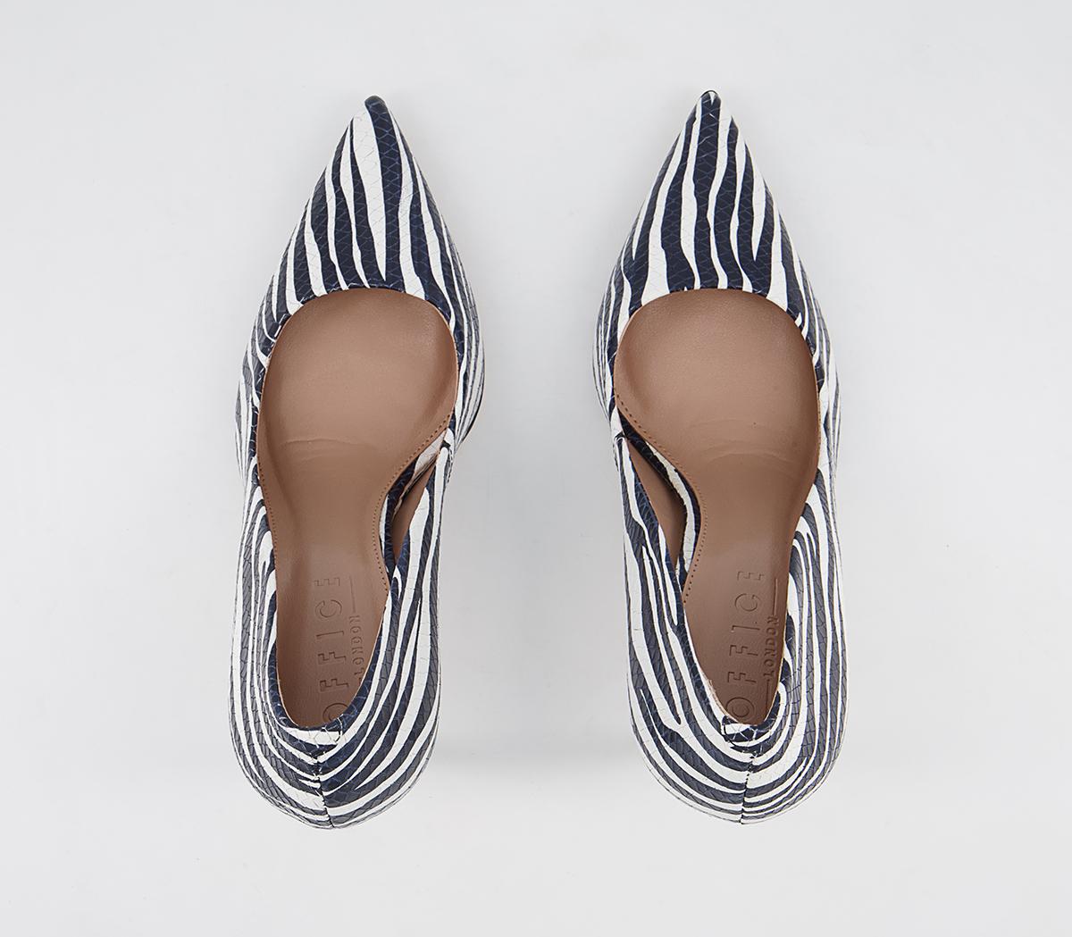 Office Harlem Pointed Court Stiletto High Heels Office Harlem Pointed Court Stiletto High Heels Zebra Leather