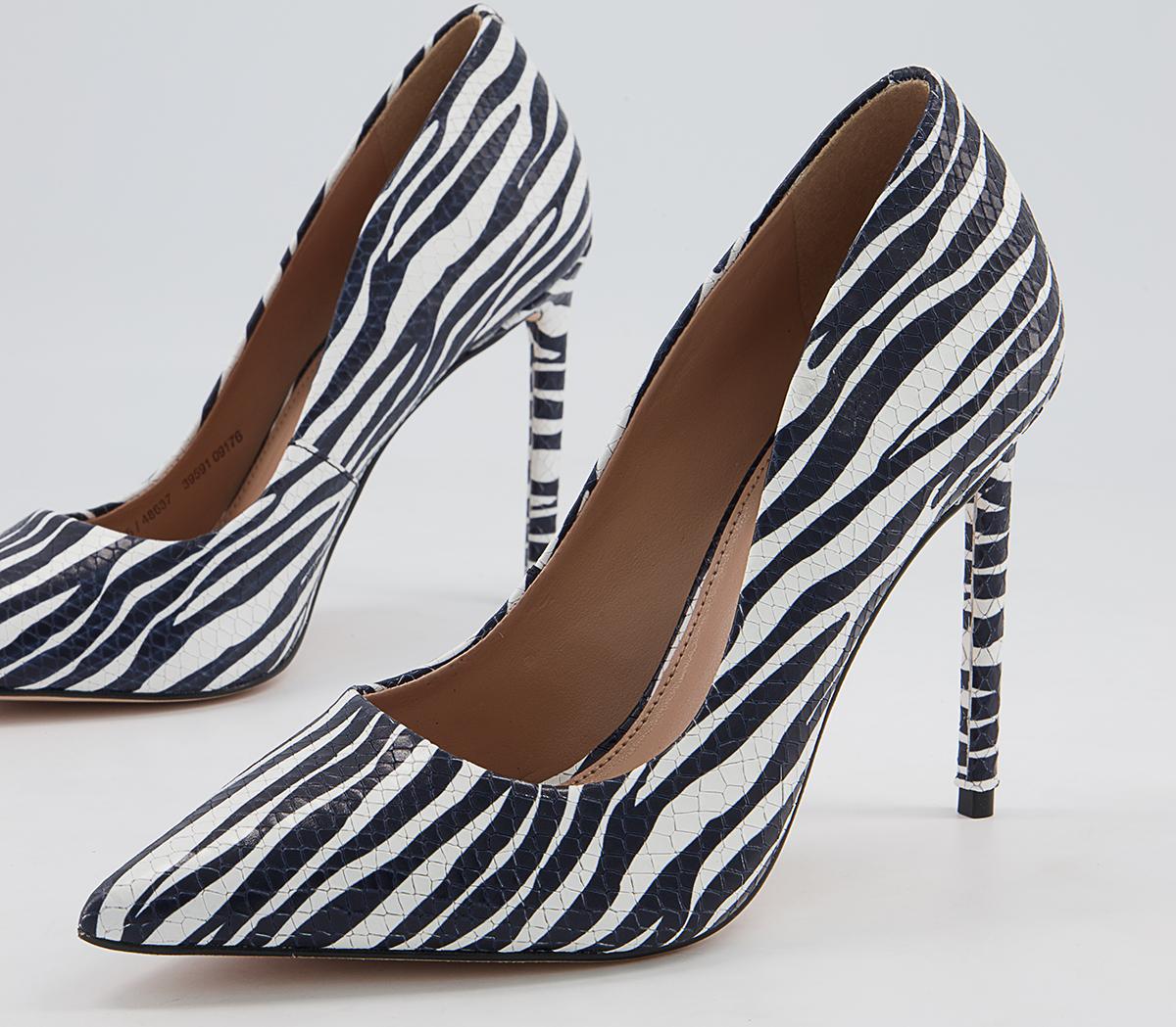 Office Harlem Pointed Court Stiletto High Heels Office Harlem Pointed Court Stiletto High Heels Zebra Leather