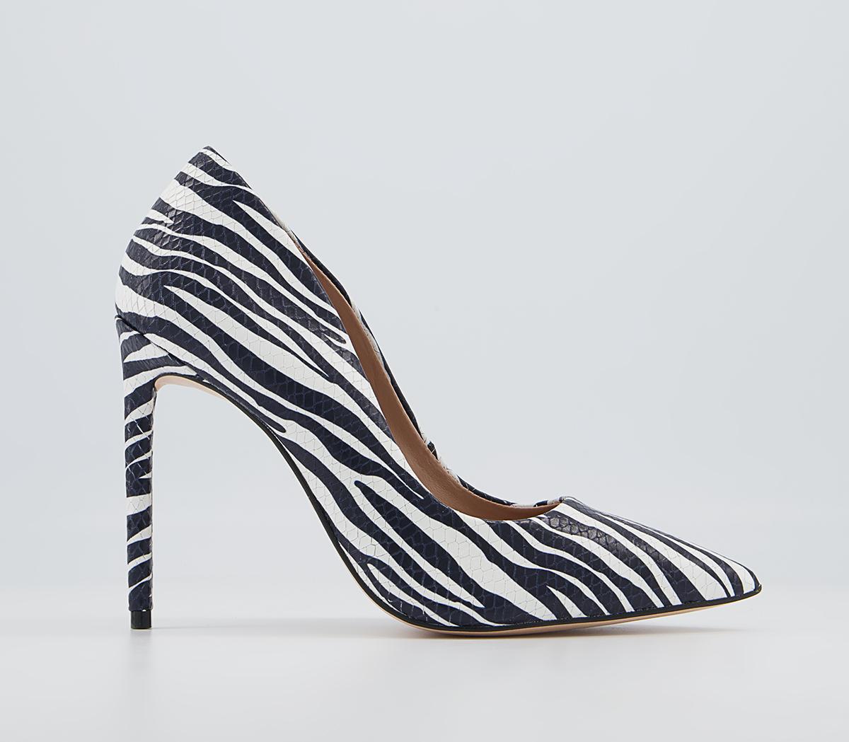 Office Harlem Pointed Court Stiletto High Heels Office Harlem Pointed Court Stiletto High Heels Zebra Leather