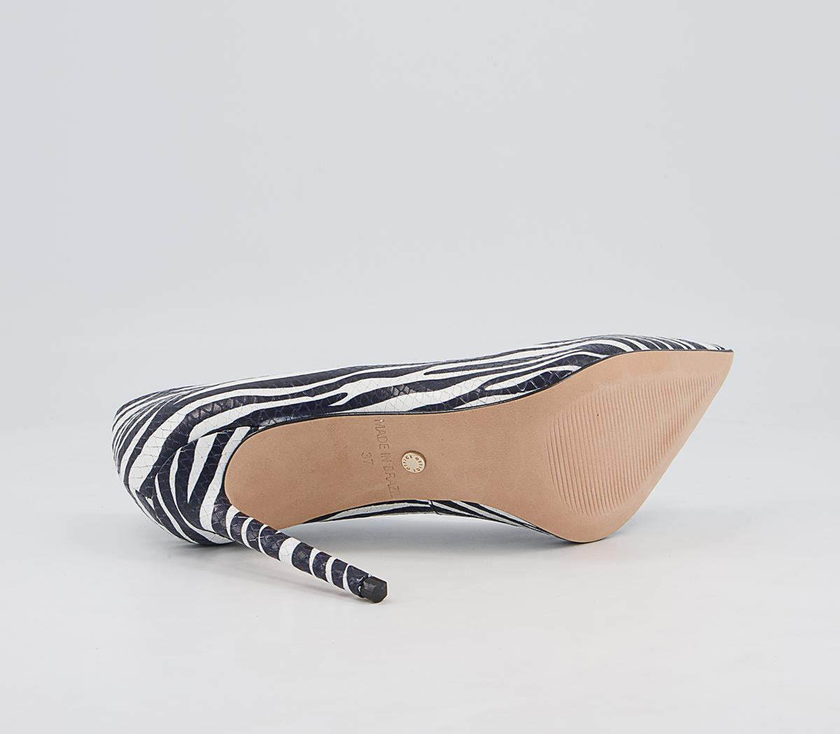 Office Harlem Pointed Court Stiletto High Heels Office Harlem Pointed Court Stiletto High Heels Zebra Leather