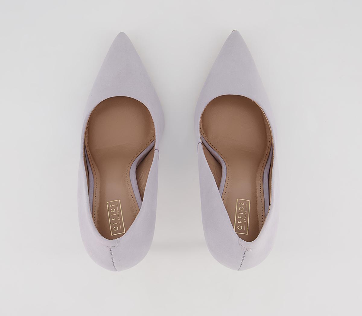Office Harlem Pointed Court Stiletto High Heels Office Harlem Pointed Court Stiletto High Heels Grey Nubuck