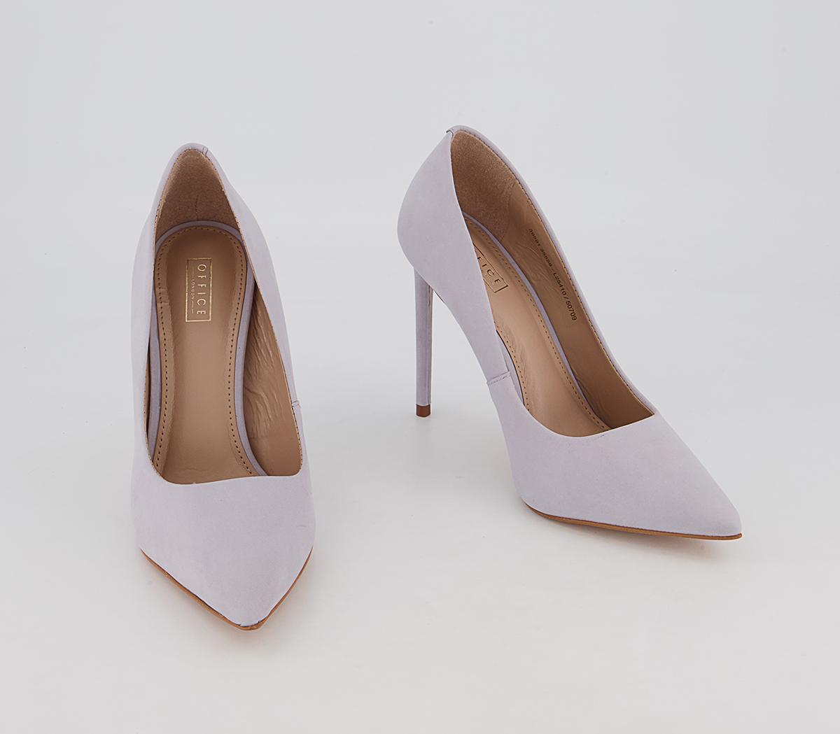 Office Harlem Pointed Court Stiletto High Heels Office Harlem Pointed Court Stiletto High Heels Grey Nubuck