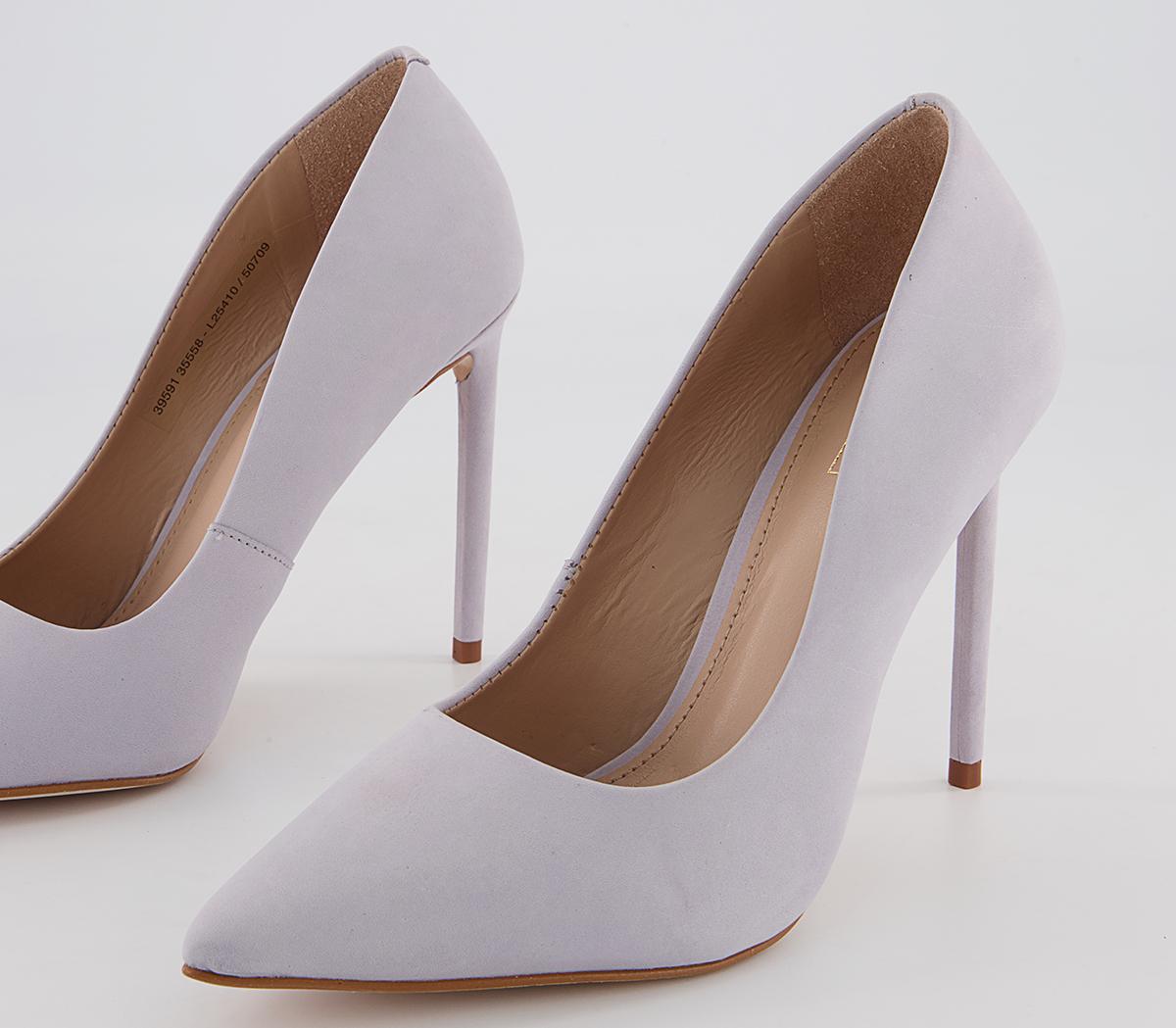 Office Harlem Pointed Court Stiletto High Heels Office Harlem Pointed Court Stiletto High Heels Grey Nubuck