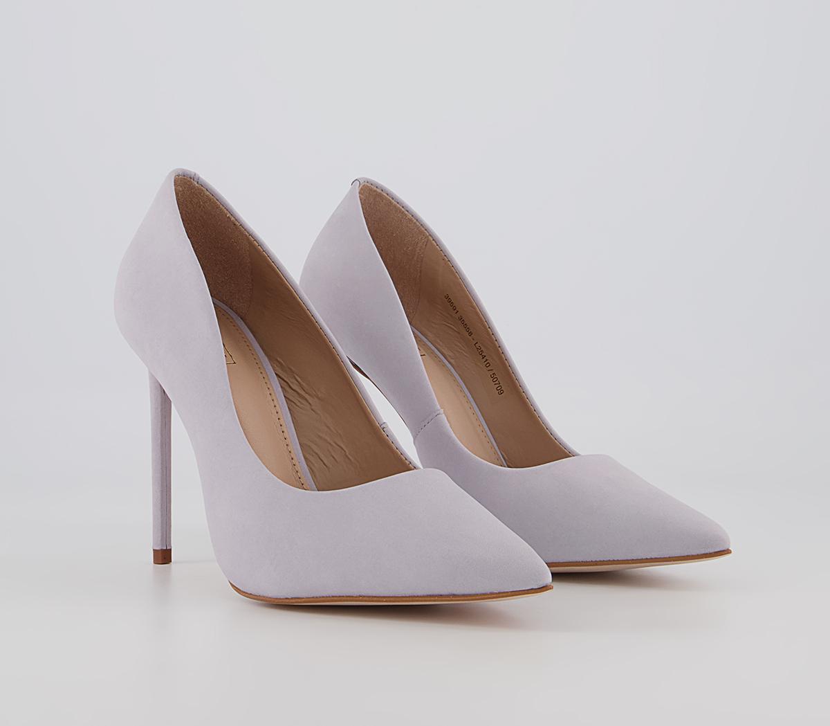 Office Harlem Pointed Court Stiletto High Heels Office Harlem Pointed Court Stiletto High Heels Grey Nubuck