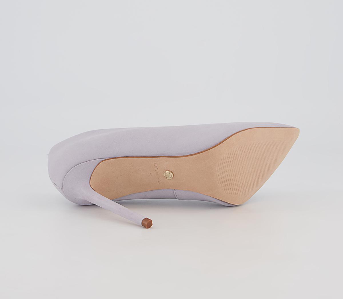 Office Harlem Pointed Court Stiletto High Heels Office Harlem Pointed Court Stiletto High Heels Grey Nubuck