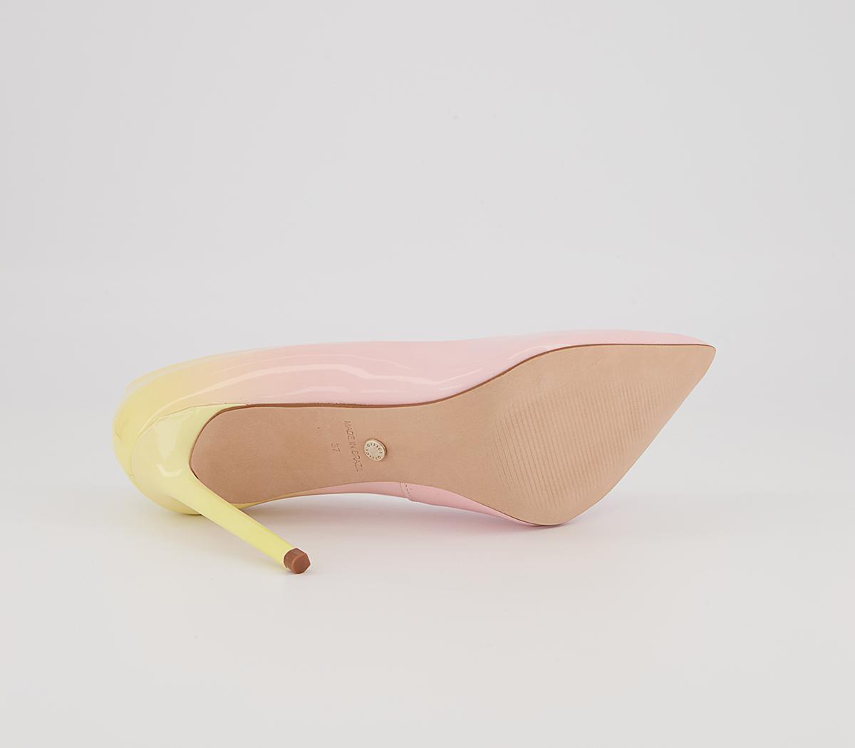 Office Harlem Point Court Shoes Office Harlem Point Court Shoes Pink Ombre Patent Leather
