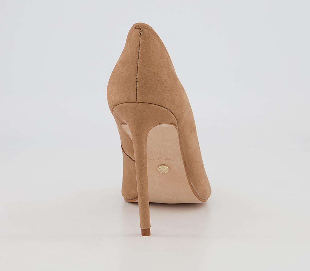 Office Harlem Pointed Court Stiletto High Heels Office Harlem Pointed Court Stiletto High Heels Nude Nubuck