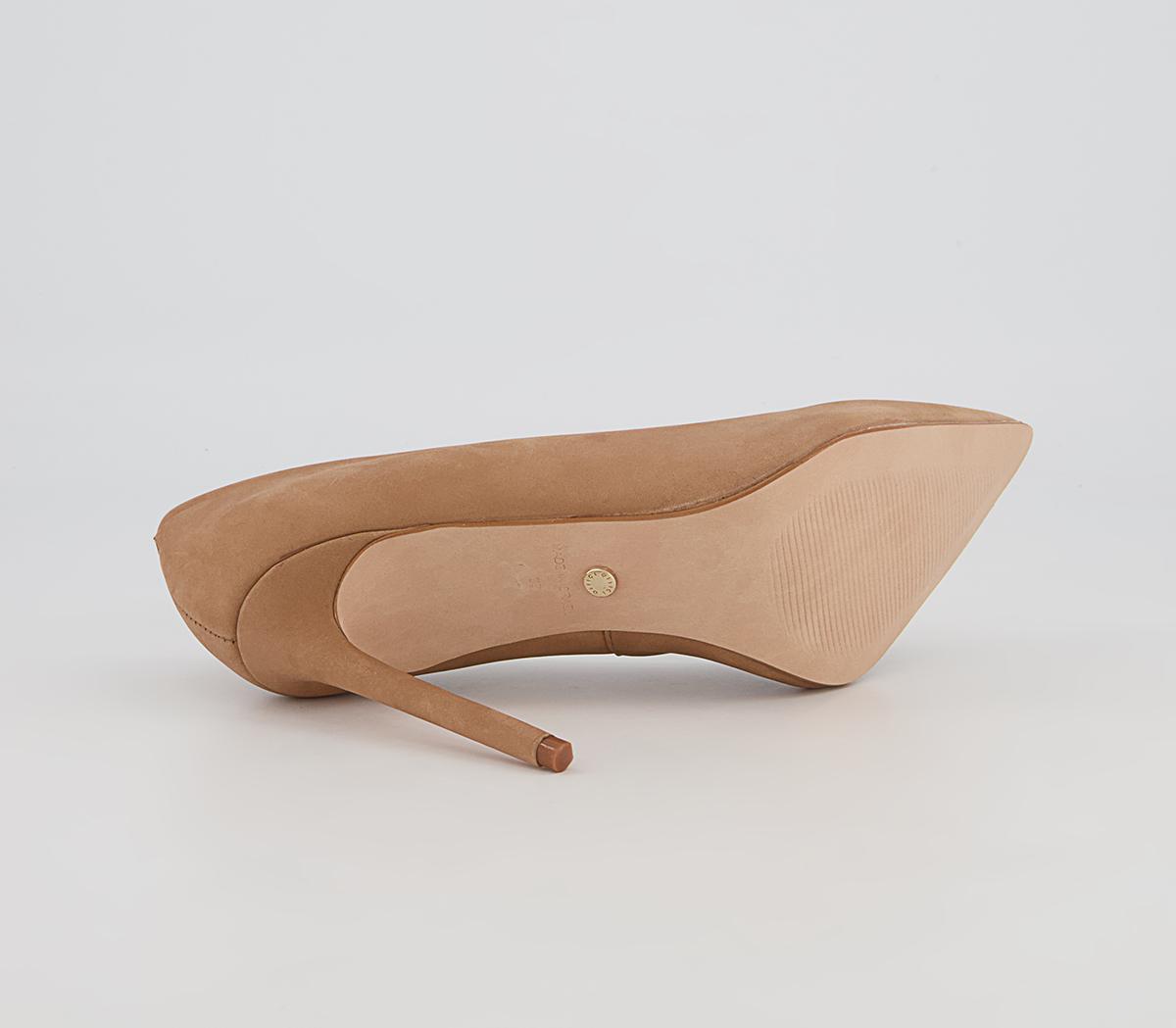 Office Harlem Pointed Court Stiletto High Heels Office Harlem Pointed Court Stiletto High Heels Nude Nubuck