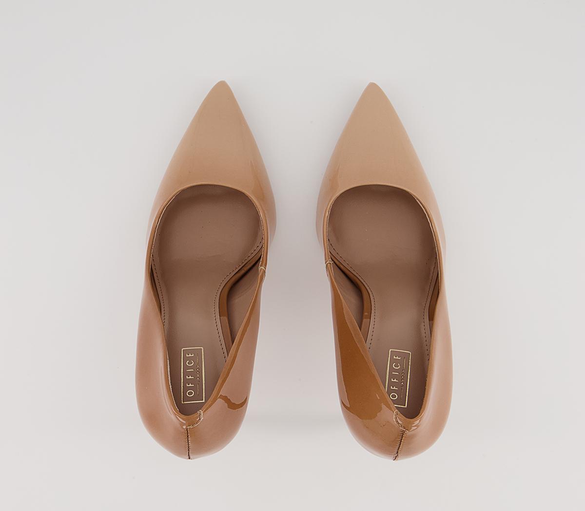 Office Harlem Point Court Shoes Office Harlem Point Court Shoes Nude Ombre Patent Leather