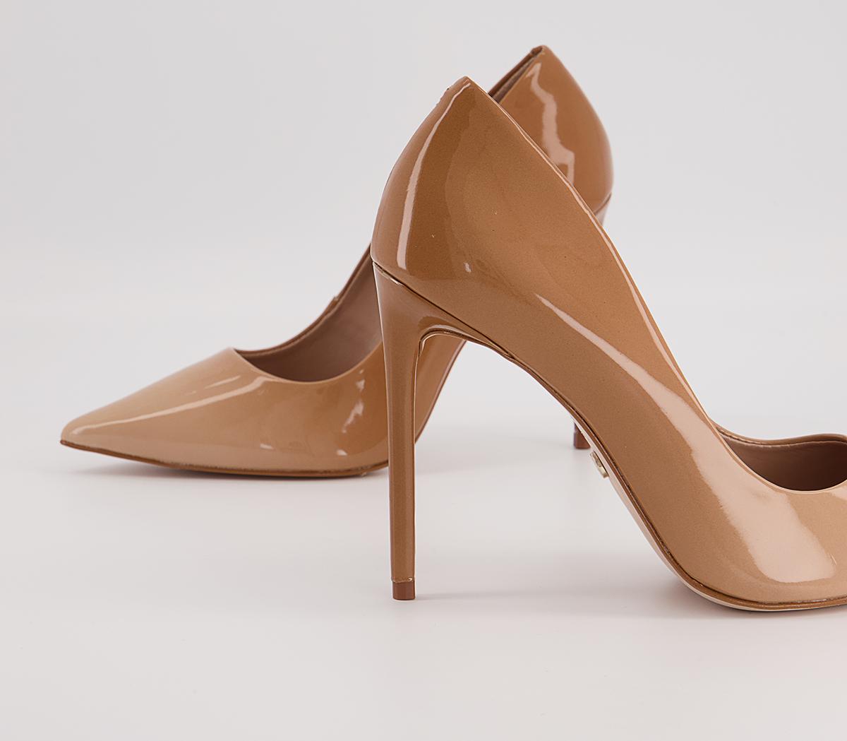 Office Harlem Point Court Shoes Office Harlem Point Court Shoes Nude Ombre Patent Leather