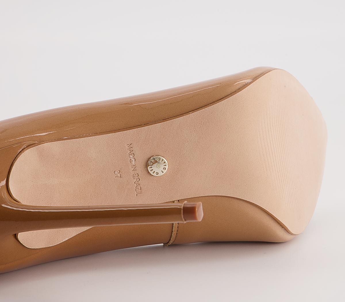 Office Harlem Point Court Shoes Office Harlem Point Court Shoes Nude Ombre Patent Leather