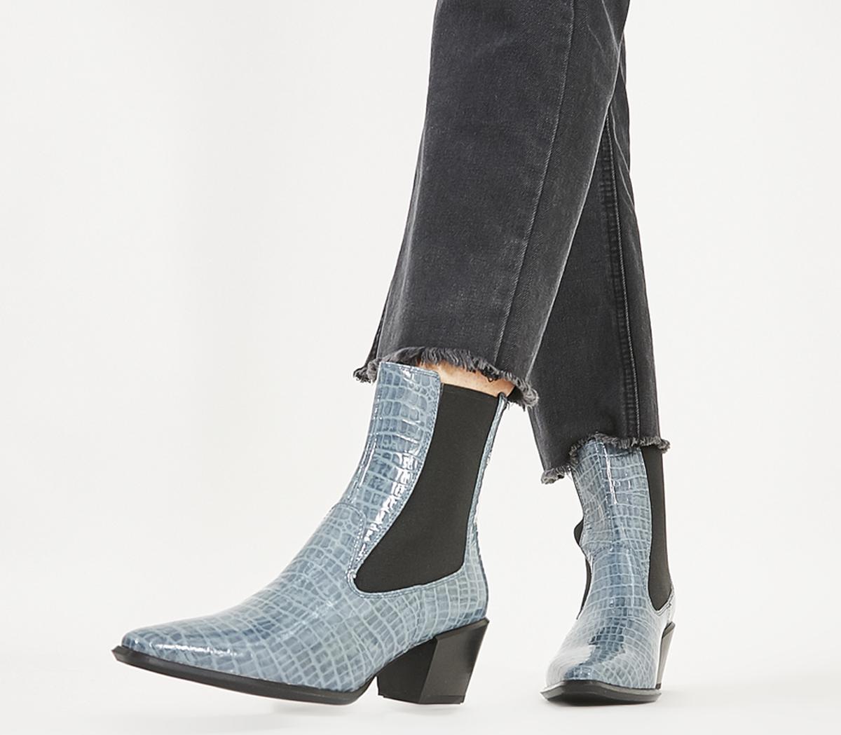 Vagabond Shoemakers Betsy Heel Chelsea Boots Dusty Blue - Women's Ankle ...