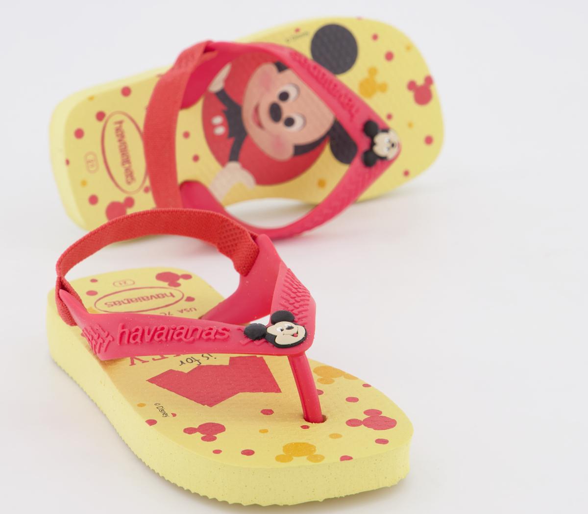 Havaianas Hav Baby Sandals Mickey Disney Lemon Yellow - Unisex