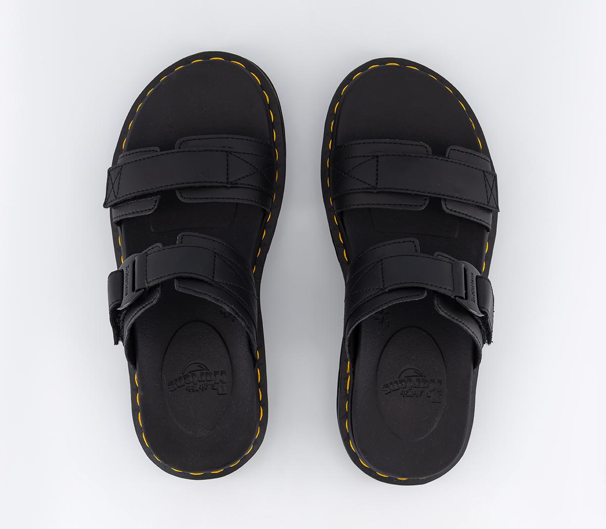 Dr. Martens Chilton Sandals Black Leather Men’s Sandals