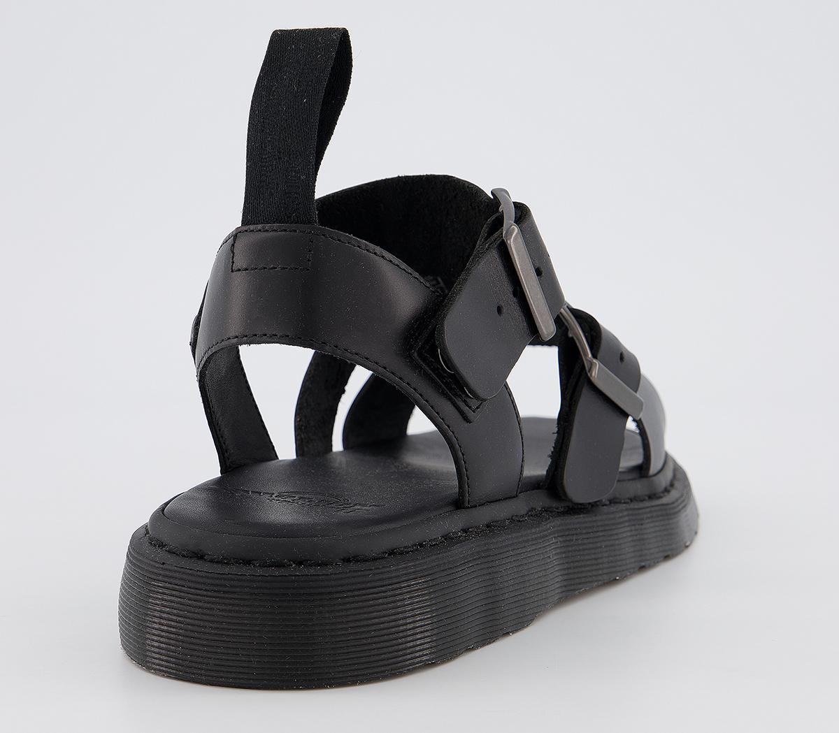 Dr. Martens Gryphon Sandals Dr. Martens Gryphon Sandals Black Brando Leather
