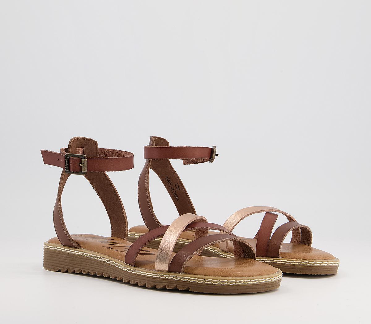Blowfish Malibu Osaka Sandals Blowfish Malibu Osaka Sandals Brown Metallic Mix