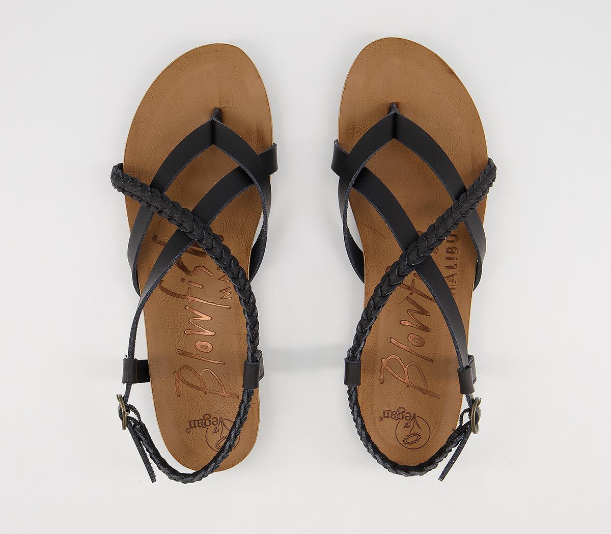 Blowfish Malibu Granola E Sandals Blowfish Malibu Granola E Sandals Black Braid
