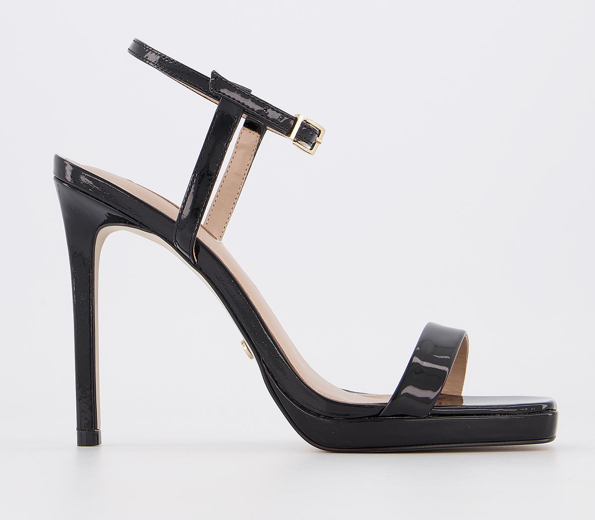 OFFICEHarri Platform SandalsBlack Patent Leather