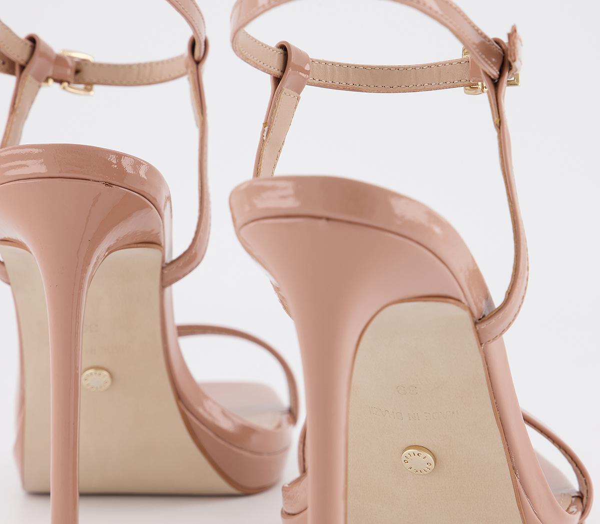 OFFICEHarri Platform SandalsBeige Leather