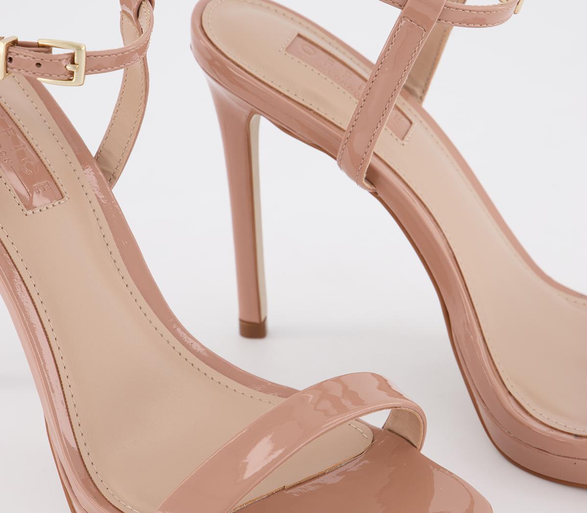 OFFICEHarri Platform SandalsBeige Leather
