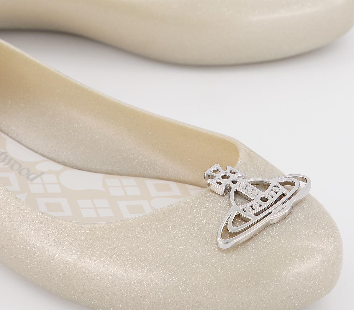 Vivienne Westwood Vw Space Love 23 Flats Vivienne Westwood Vw Space Love 23 Flats Moon Shimmer Cut Out Orb