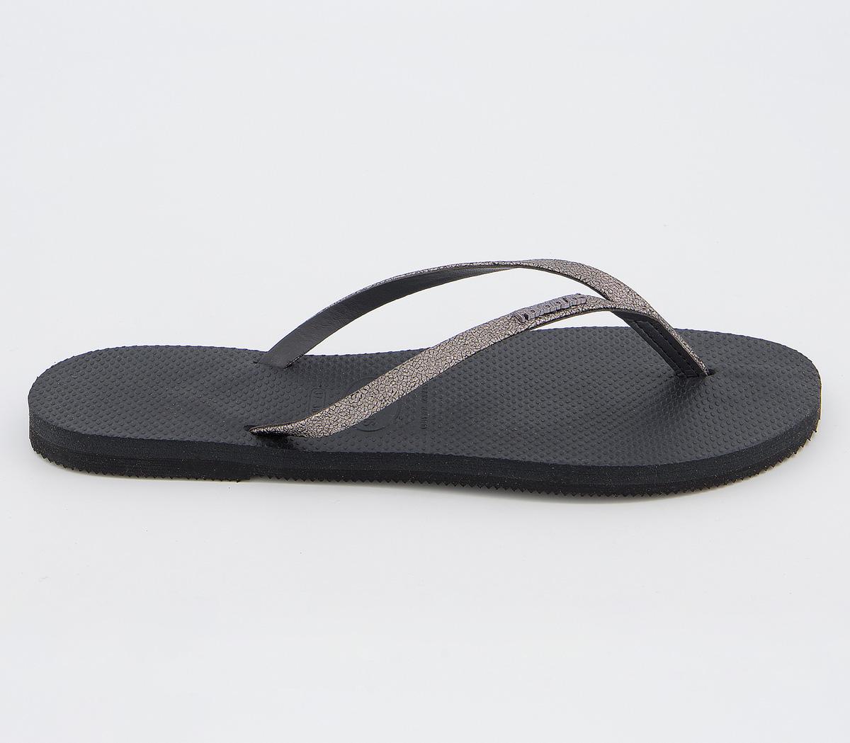 Havaianas You Shine Flip Flops Grahite - Women’s Sandals