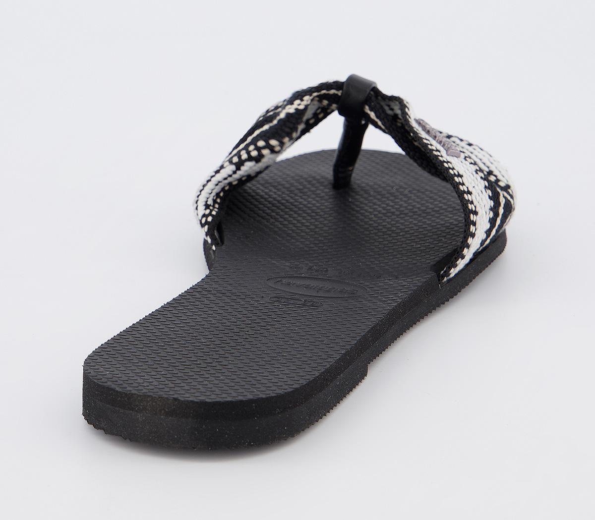 Havaianas You St Tropez Fita Sandals Havaianas You St Tropez Fita Sandals Black