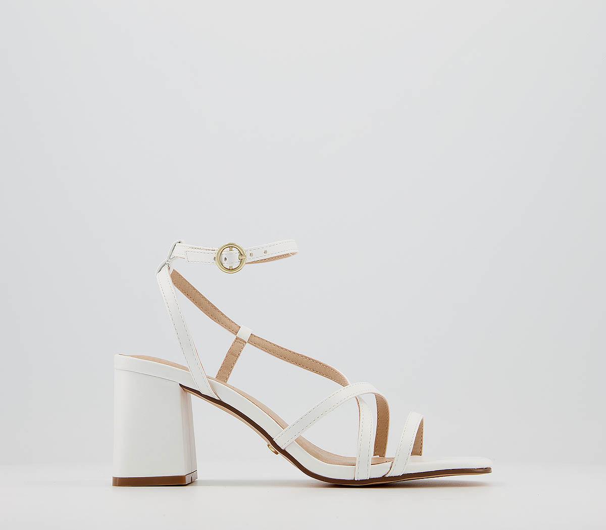 OFFICEMargate Wf Strappy Block SandalsWhite