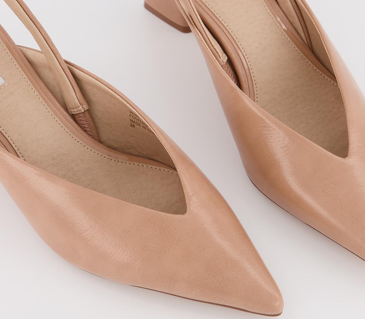 OFFICEMelbourne Feature Heel Court ShoesBeige