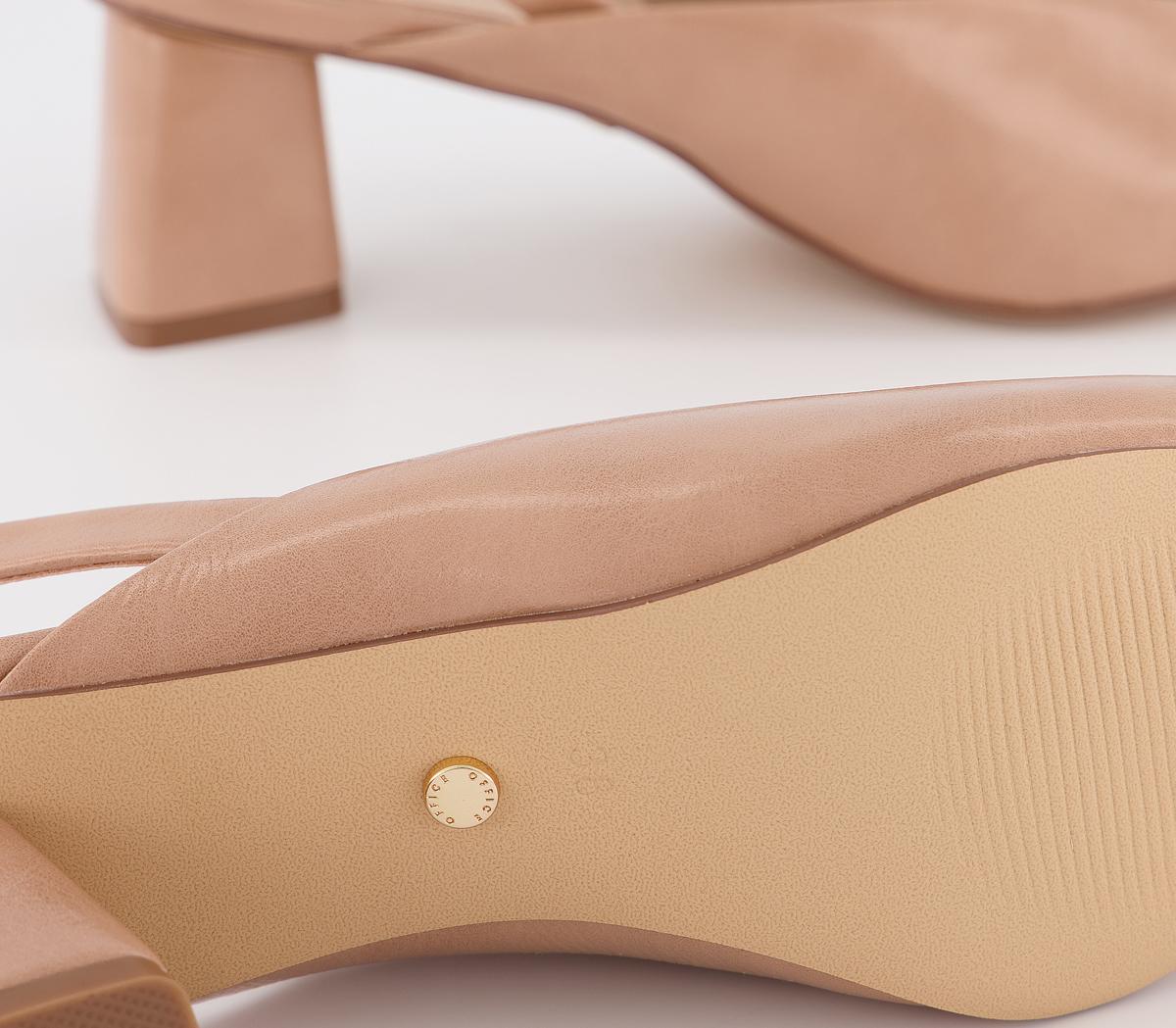 OFFICEMelbourne Feature Heel Court ShoesBeige
