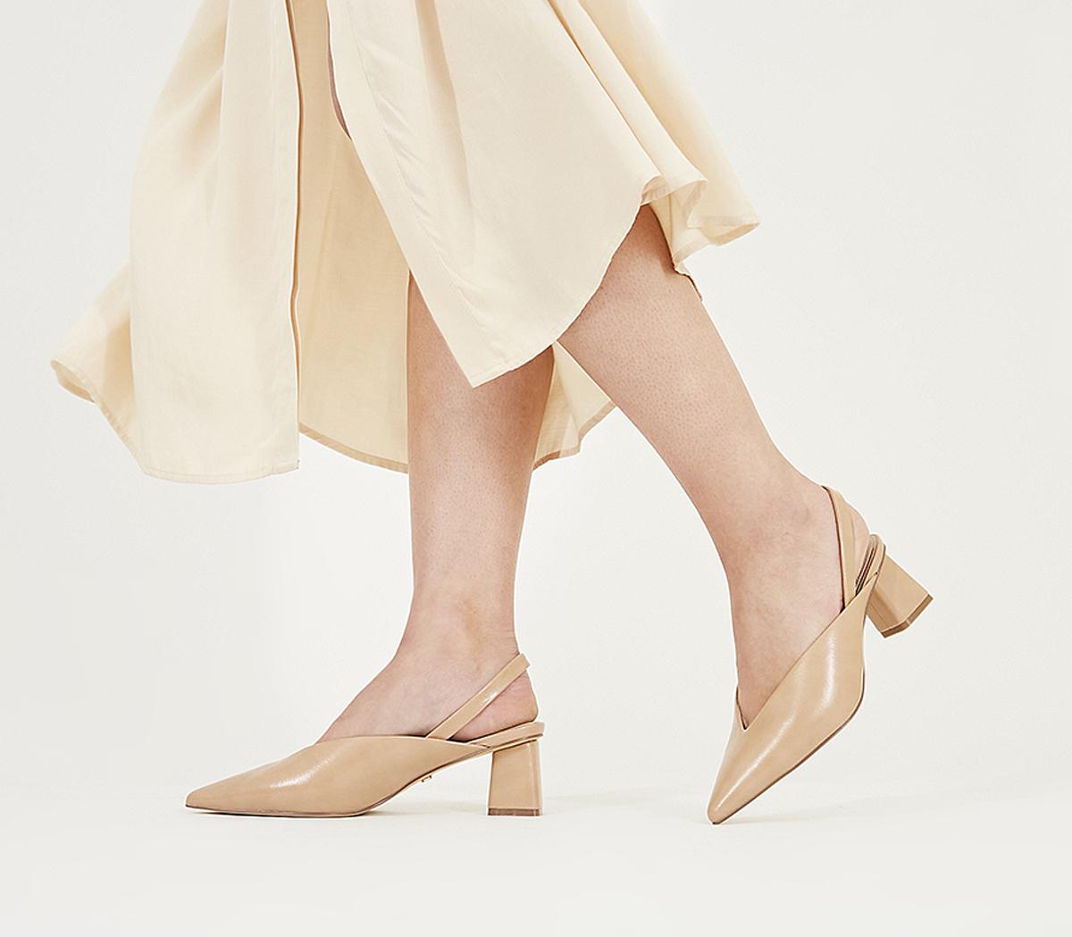 Beige mid clearance heels