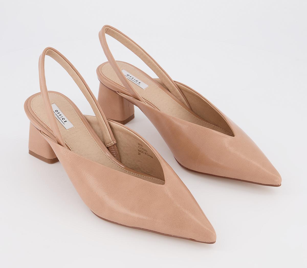 OFFICEMelbourne Feature Heel Court ShoesBeige