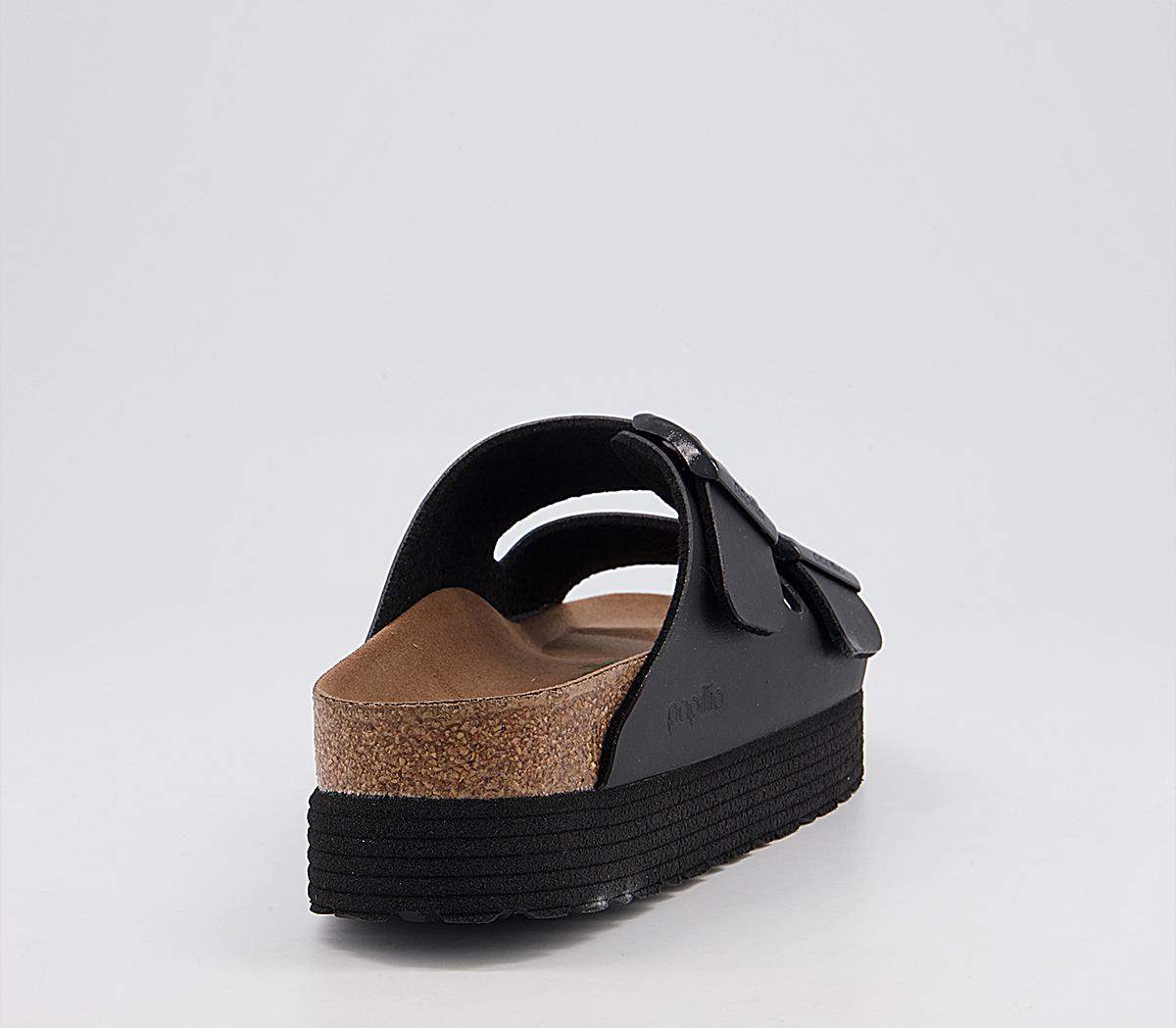 BIRKENSTOCK Papillio Arizona Platform Sandals BIRKENSTOCK Papillio Arizona Platform Sandals Black Vegan