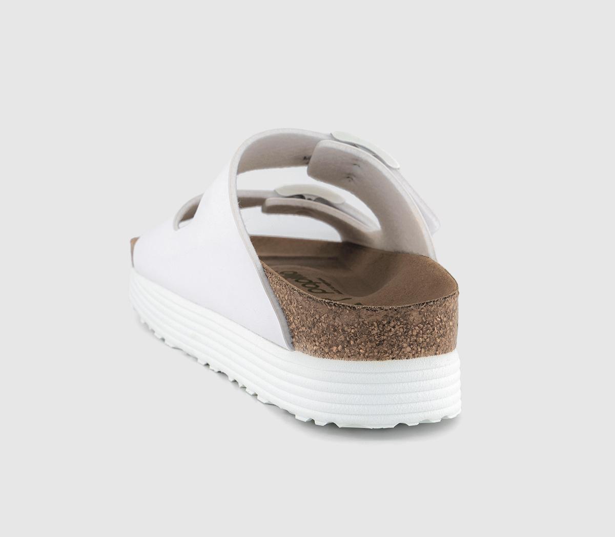 BIRKENSTOCKPapillio Arizona Platform Sandals BIRKENSTOCKPapillio Arizona Platform SandalsWhite Vegan
