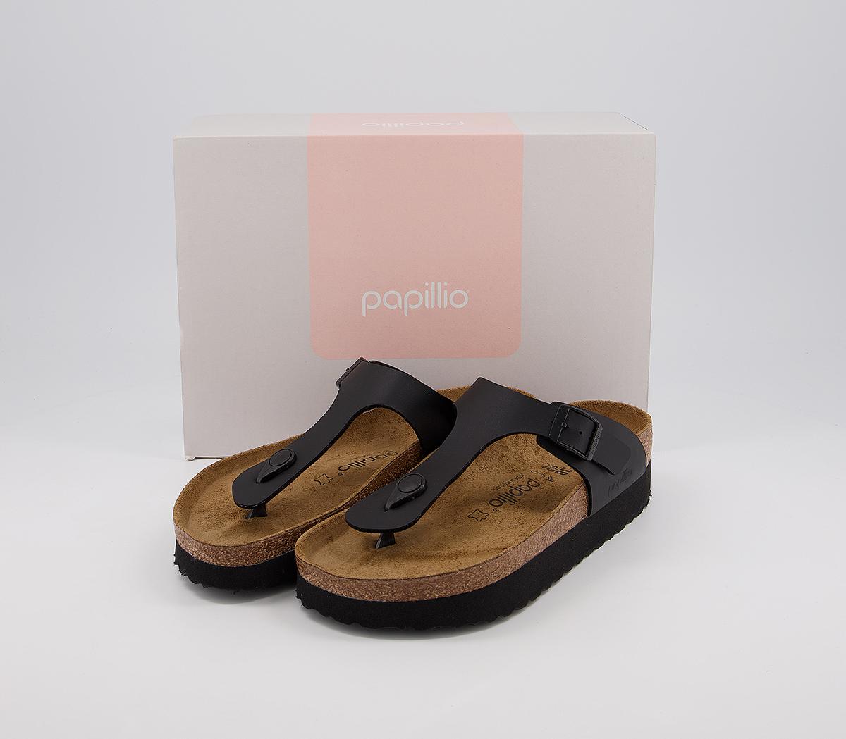 BIRKENSTOCKPapillio Gizeh Platform SandalsBlack