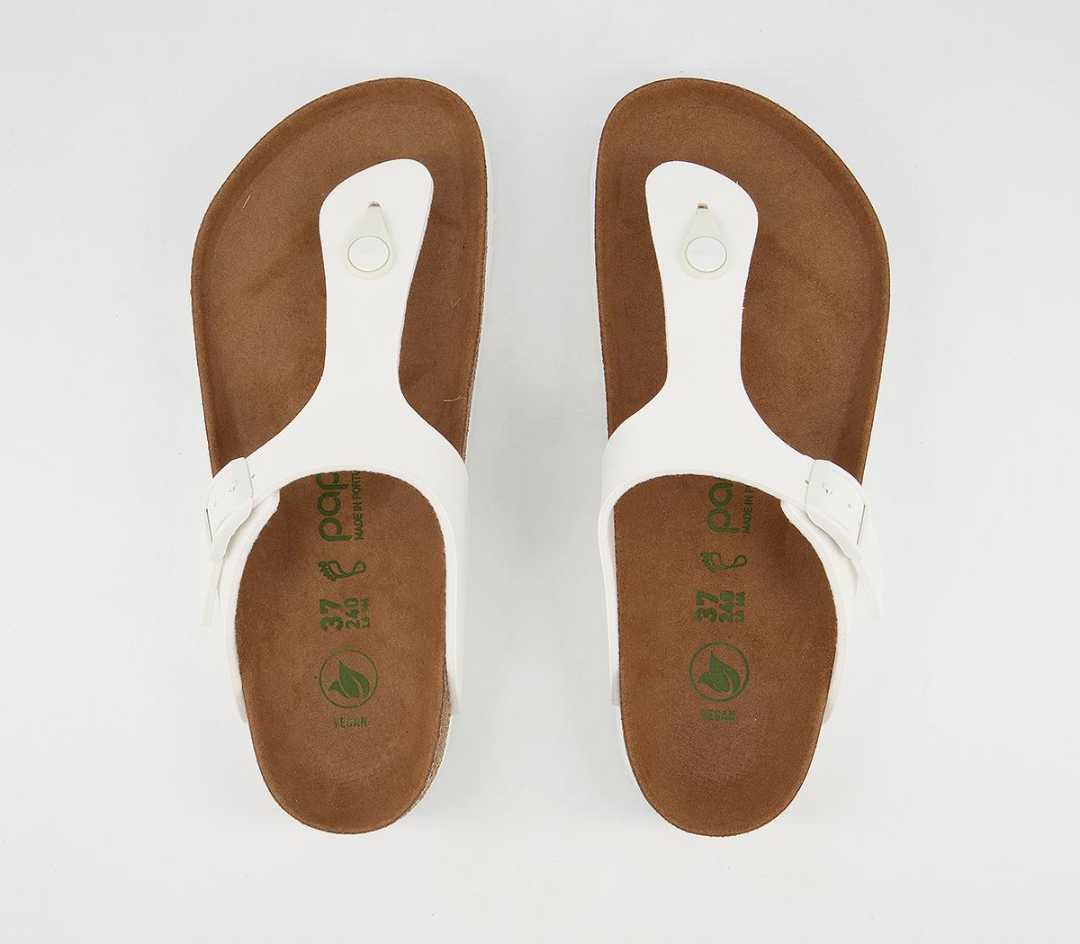 BIRKENSTOCK Papillio Gizeh Platform Sandals BIRKENSTOCK Papillio Gizeh Platform Sandals White Vegan