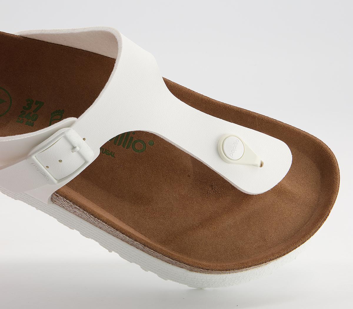 BIRKENSTOCK Papillio Gizeh Platform Sandals BIRKENSTOCK Papillio Gizeh Platform Sandals White Vegan