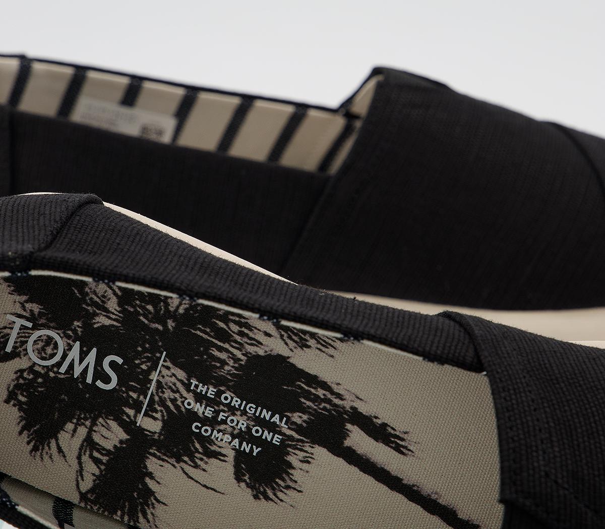 TOMSToms Classic AlpargataBlack Heritage Canvas