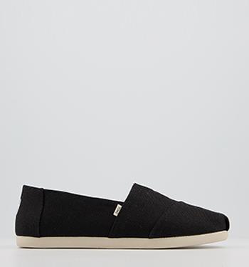 TOMS Toms Classic Alpargata Black Heritage Canvas